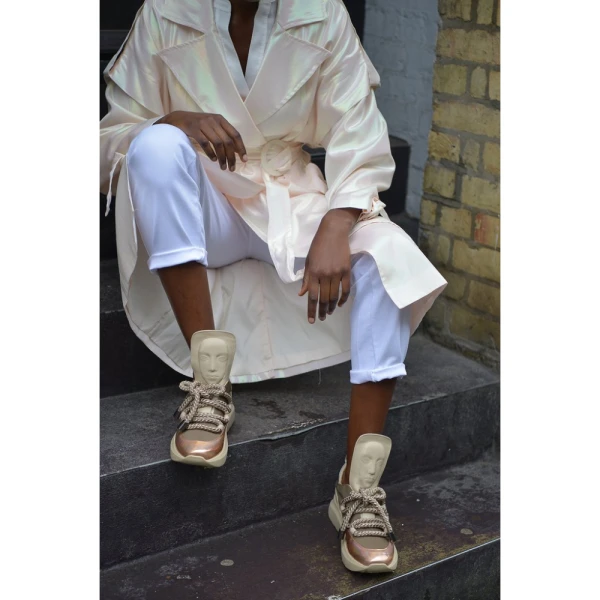 Ghost silver white sneakers – 36   Luxury Shoes 