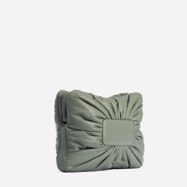 Mlouye Puff olive leaf bag, view 5