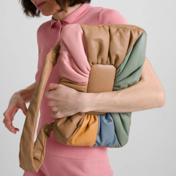 Mlouye Puff pastel bag, view 3