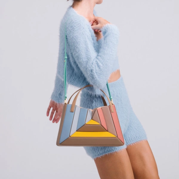 Mlouye Sera tote pastel bag, view 2