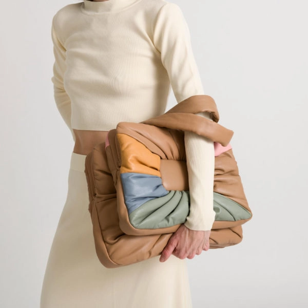 Mlouye Puff pastel bag, view 4