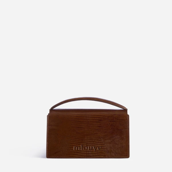 Small naomi lizard effect brown bag Bags bag Luxury Shoes 