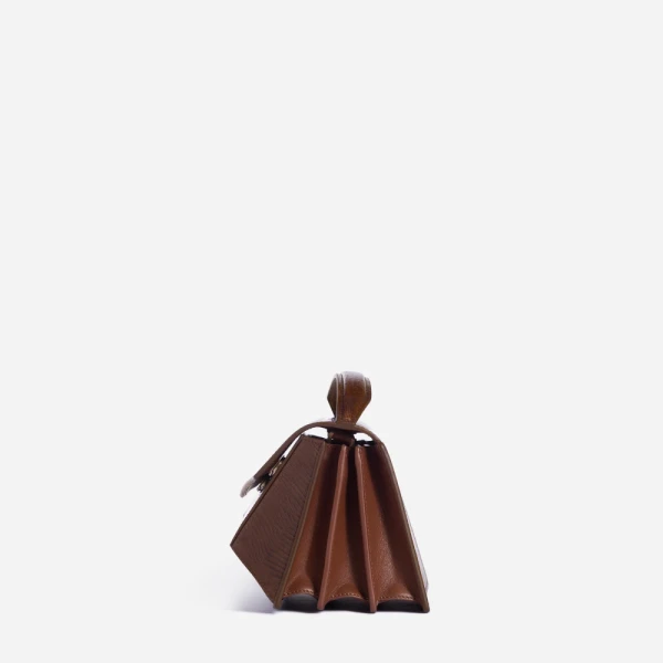 Small naomi lizard effect brown bag Bags bag Luxury Shoes 