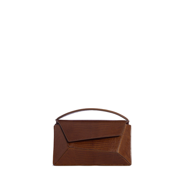 Small naomi lizard effect brown bag Bags bag Luxury Shoes 
