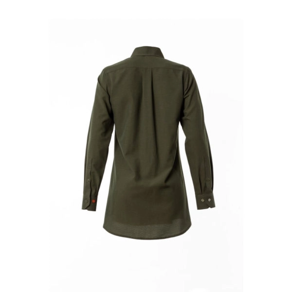 Talented Buttoned slits khaki shirt, view 5
