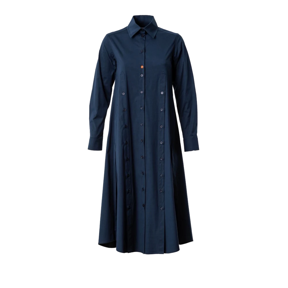 taaaalented (24) Buttoned slits navy blue shirtdress Clothing curated marketplace Luxury Shoes