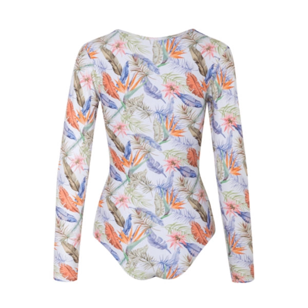 Verdelimon Paradiso long sleeve swimwear Top, view 2