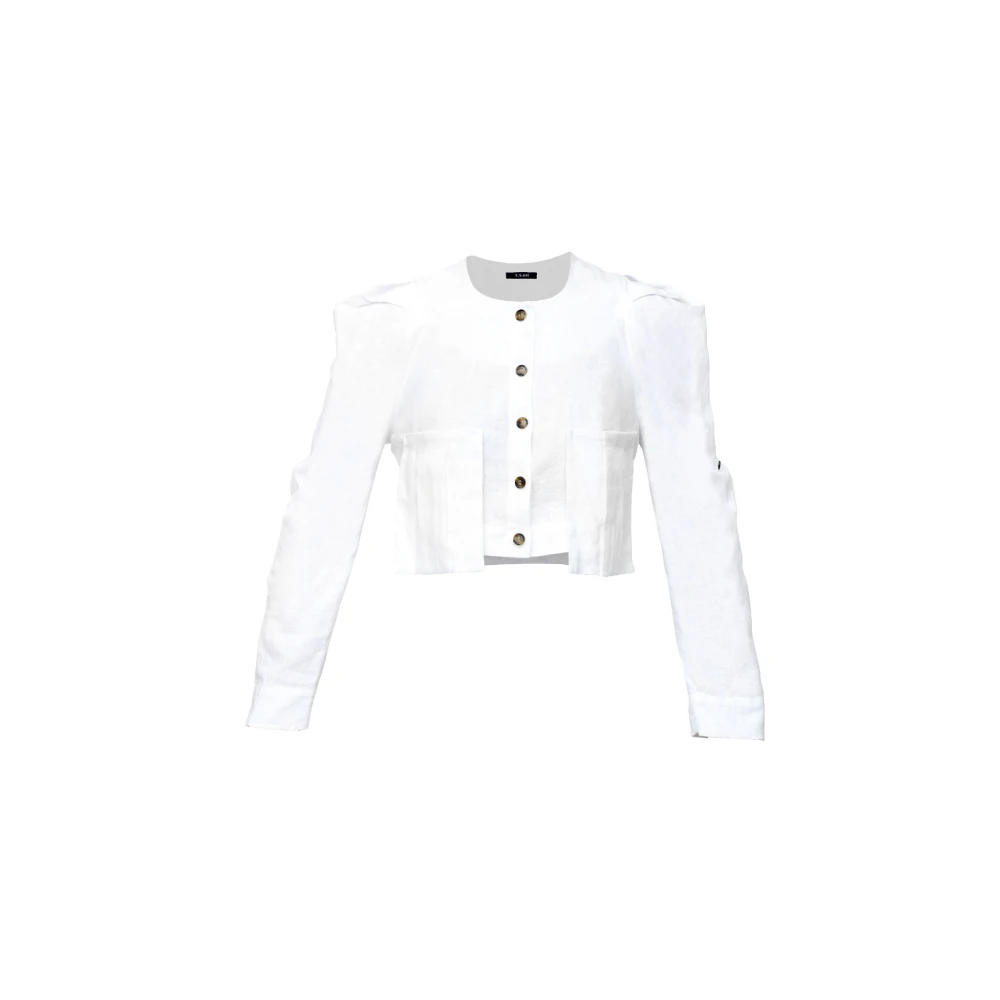 zzgest (35) Marie linen short jacket Clothing emerging designer Luxury Shoes
