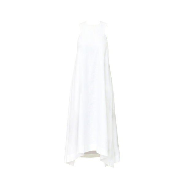 Geometry linen dress Clothing dress Luxury Shoes 