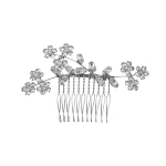 Violet crystal comb Accessories Bridal Luxury Shoes 