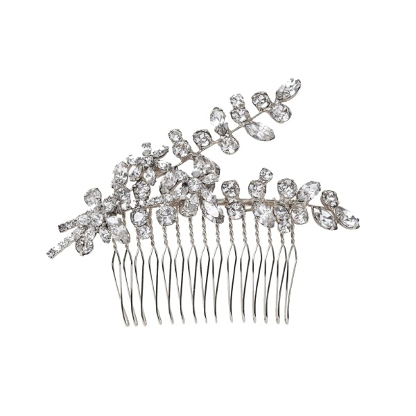 Violet crystal comb Accessories Bridal Luxury Shoes 