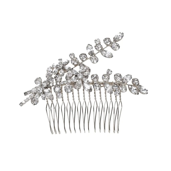 Violet crystal comb Accessories Bridal Luxury Shoes 