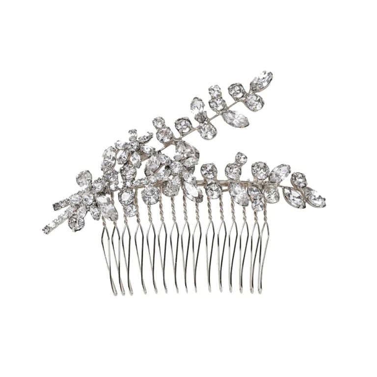 Violet crystal comb Accessories Bridal Luxury Shoes 