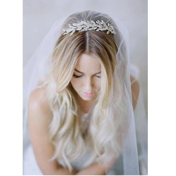 Violet crystal comb Accessories Bridal Luxury Shoes 