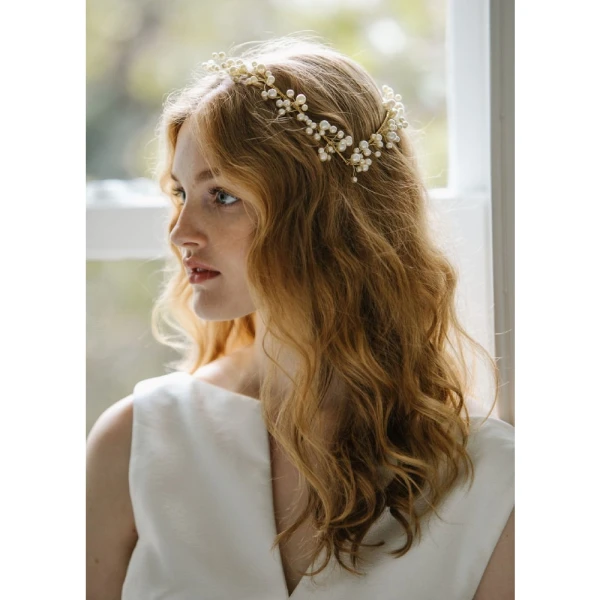 Violet crystal comb Accessories Bridal Luxury Shoes 