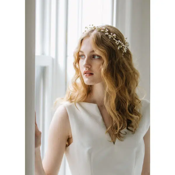Jennifer Behr Primavera gold coronet, view 3