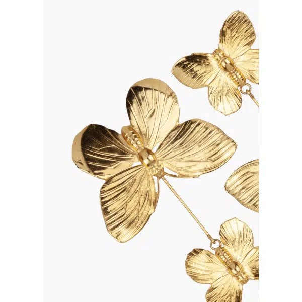 Jennifer Behr Pamela gold earrings, view 5