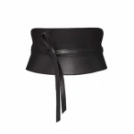 black corset belt Leather Belt Accessories British designer Luxury Shoes 
