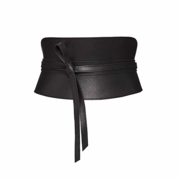 black corset belt Leather Belt Accessories British designer Luxury Shoes 