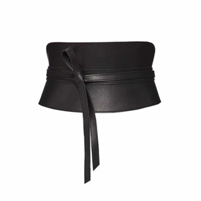 black corset belt Leather Belt Accessories British designer Luxury Shoes 