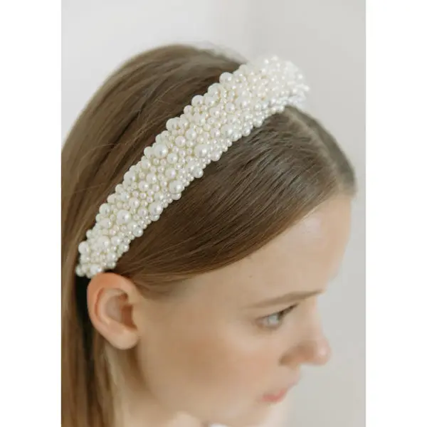 Pearl Bailey headband Accessories Bridal Luxury Shoes 