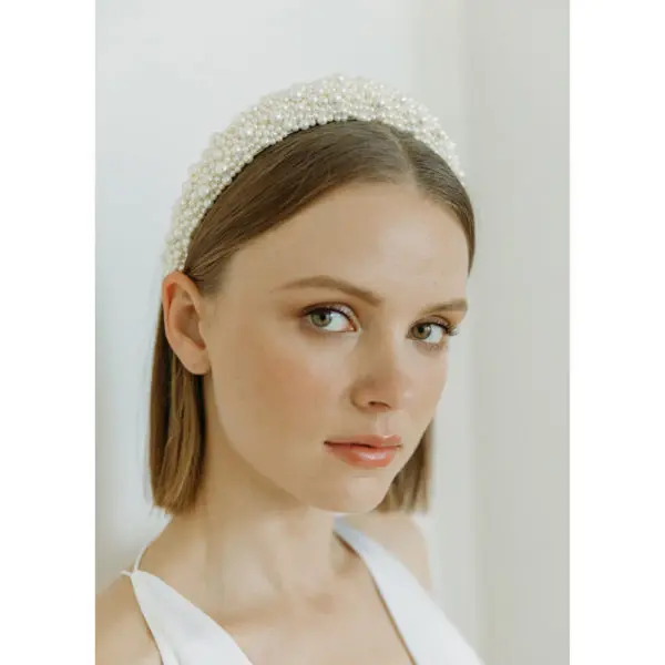 Pearl Bailey headband Accessories Bridal Luxury Shoes 