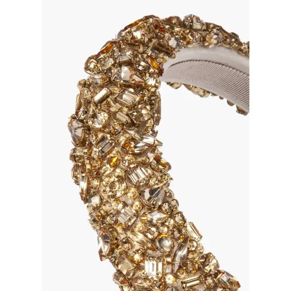 Jennifer Behr Czarina golden headband, view 4