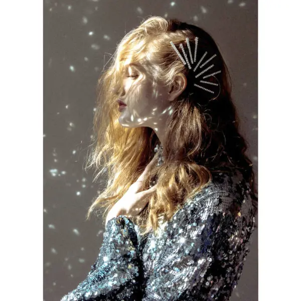 Jennifer Behr Gwen crystal bobby pins, view 2