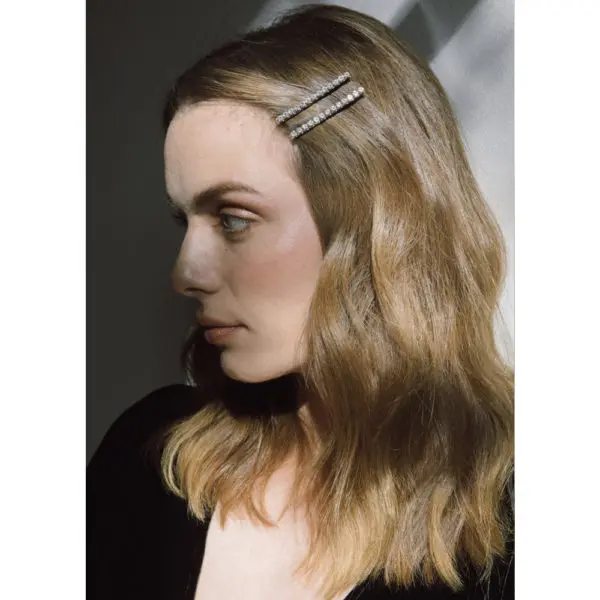 Jennifer Behr Gwen crystal bobby pins, view 3