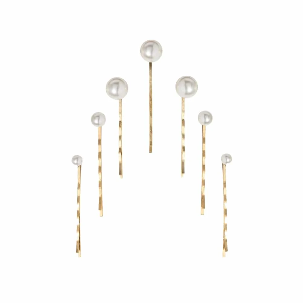 jjjenifer (4) Pippa gold bobby pin set Accessories Bridal Luxury Shoes