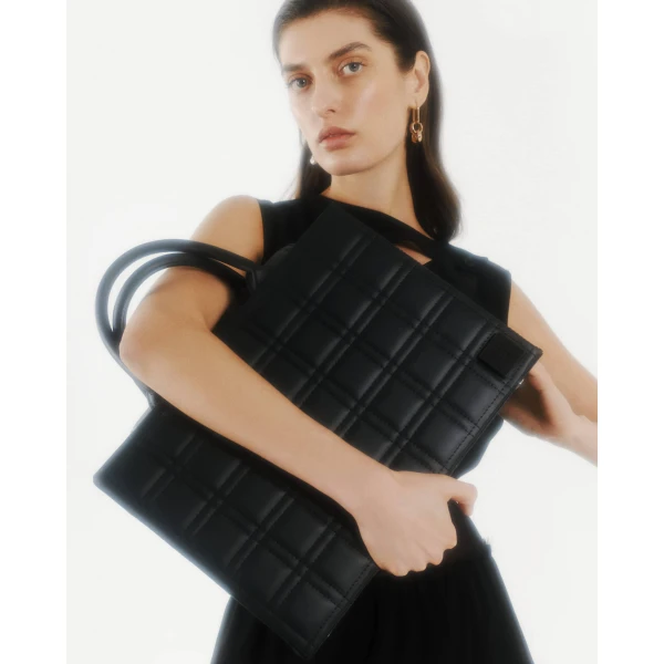 Large square black bag Bags bag Luxury Shoes 