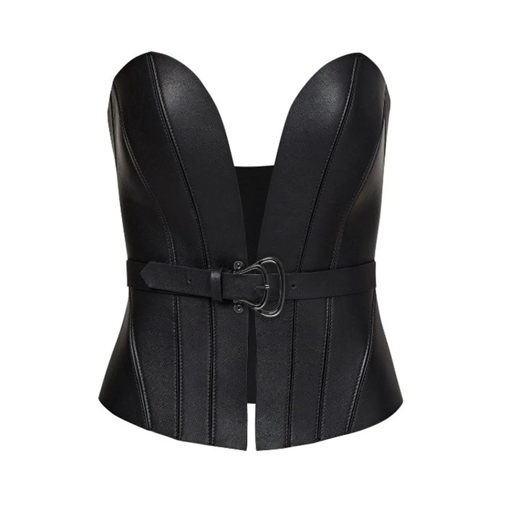 packbia_1000x Bia Black Leather Bralette Corset Clothing blue leather Luxury Shoes
