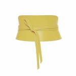 Corset  Yellow Leather  Belt Accessories British designer Luxury Shoes 
