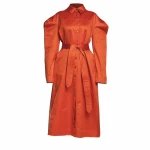 Trench antoinette orange dress Clothing dress Luxury Shoes 