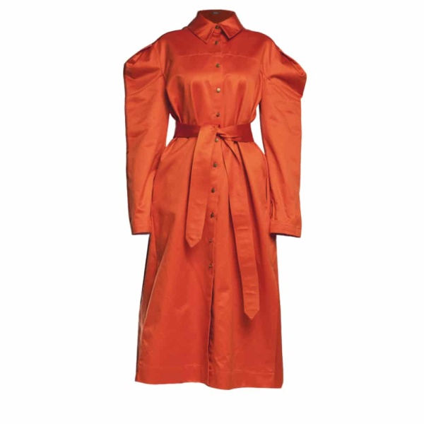 Trench antoinette orange dress Clothing dress Luxury Shoes 