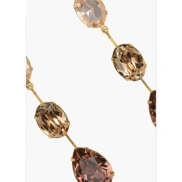 Jennifer Behr Allanah earrings antique rose, view 4