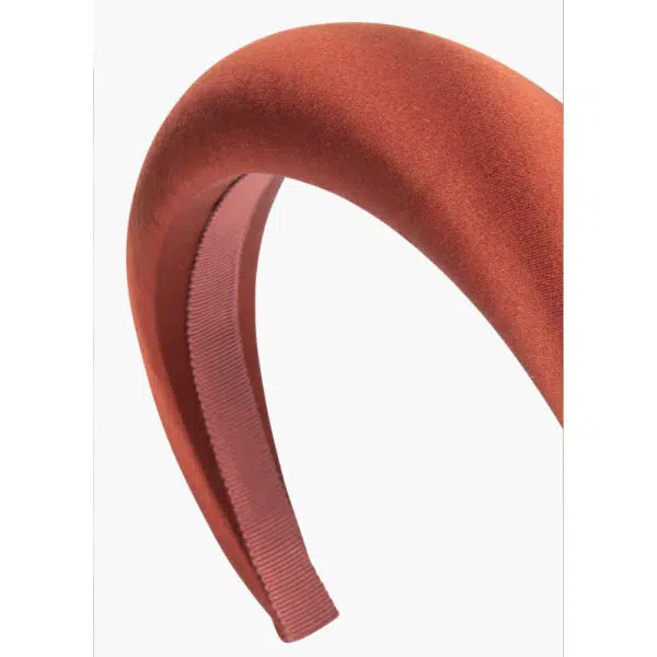 Jennifer Behr Thada headband in satin, view 4