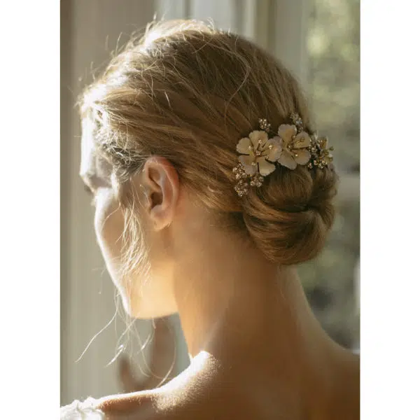 Jennifer Behr Marveille Champagne comb, view 3