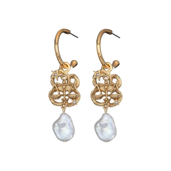 Exclusive zodiac libra earrings Earrings Bridal Luxury Shoes 