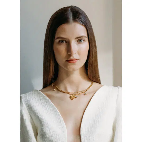 Jennifer Behr Exclusive zodiac gemini necklace, view 2