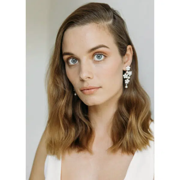 Jennifer Behr Aria crystal earrings, view 3