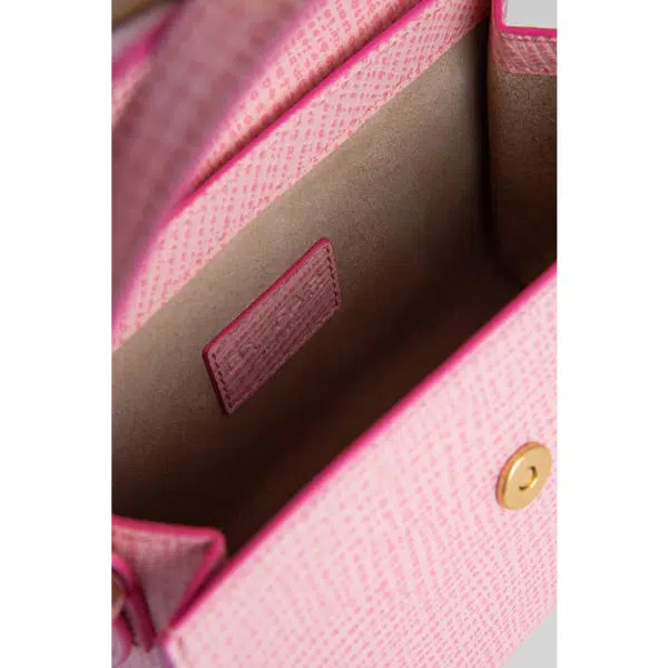 By Far Fran venus embossed leather bag, view 5