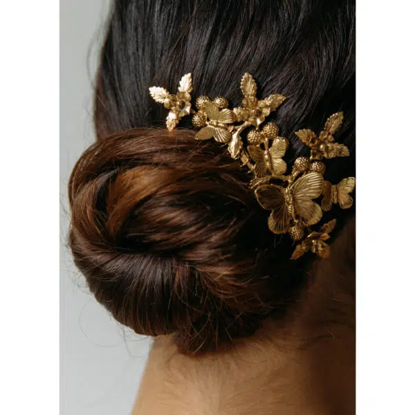 Jennifer Behr Farrah gold comb, view 3