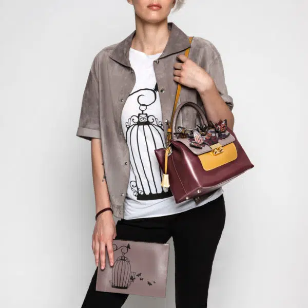 Annalisa Caricato Butterflies bag, view 2