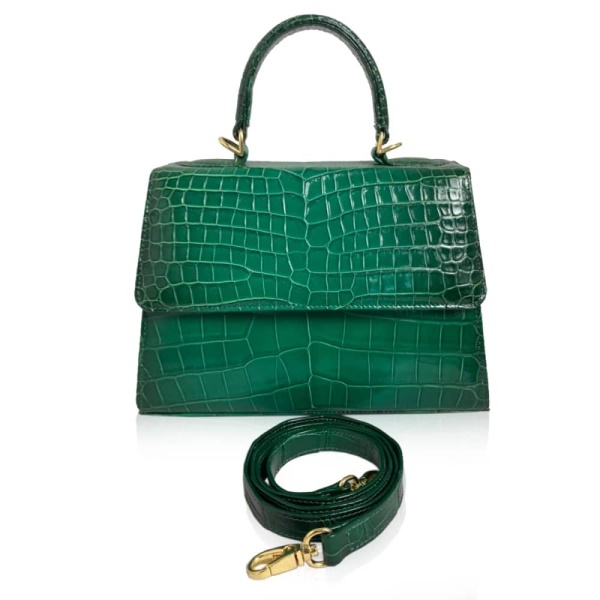 Caddy crocodile belly leather handbag Bags Bangkok Bootery Luxury Shoes 