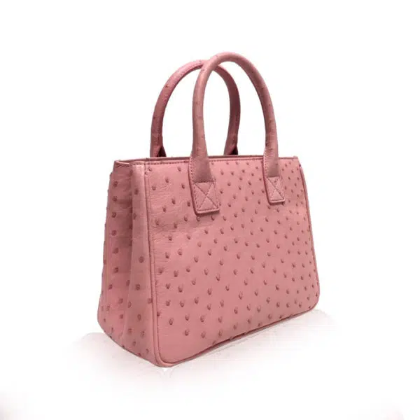 Bangkok Bootery Caddy ostrich leather handbag, view 2