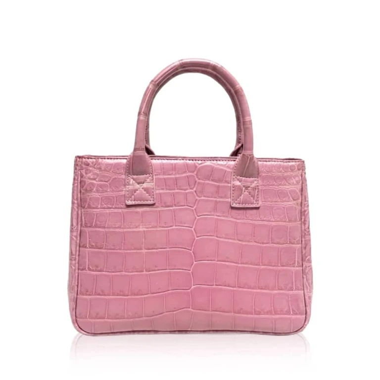 Caddy crocodile belly leather handbag Bags Bangkok Bootery Luxury Shoes 