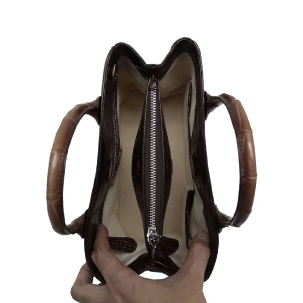 Caddy crocodile belly leather handbag Bags Bangkok Bootery Luxury Shoes 