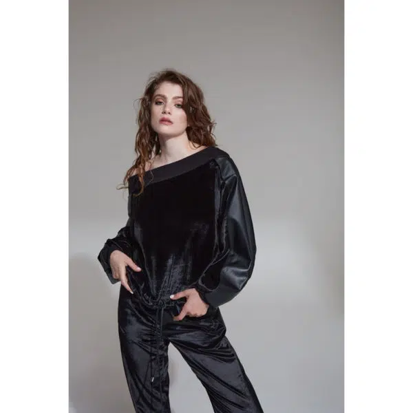 Pritch London Jet setter sweatshirt Top, view 2