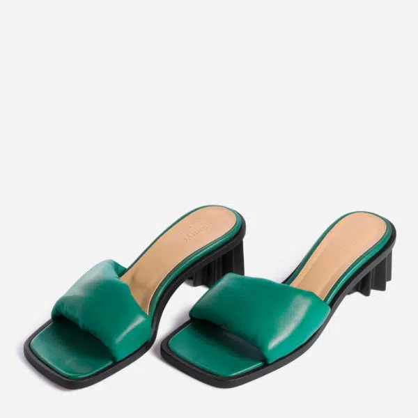Mlouye Puffy emerald sandal, view 5
